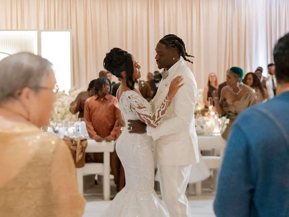 A.J. Brown Marries Kelsey Riley in Romantic Laguna Beach Wedding