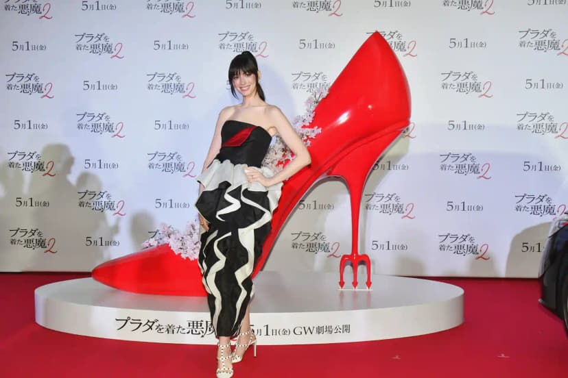 Anne Hathaway’s Prada 2 Looks Inspired by Supernova Joy