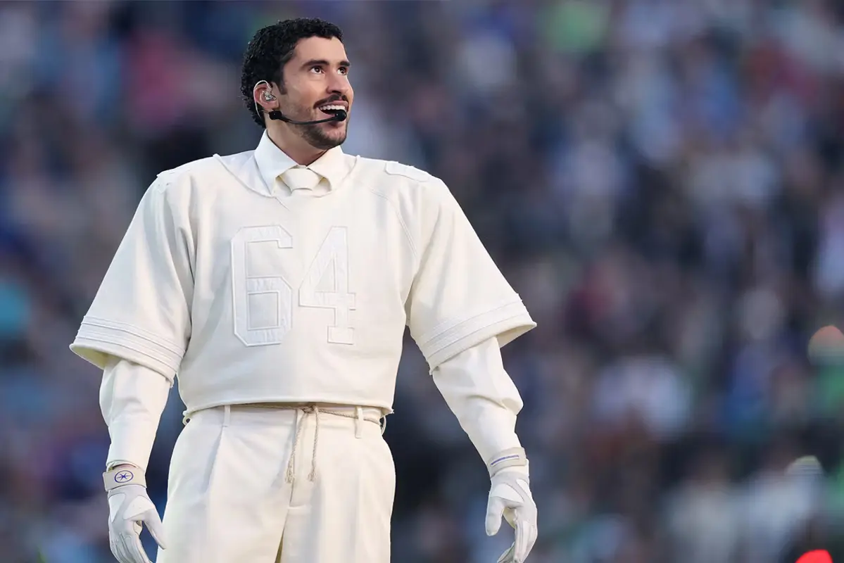 Bad Bunny Debuts Custom Zara at Super Bowl 2026 Halftime