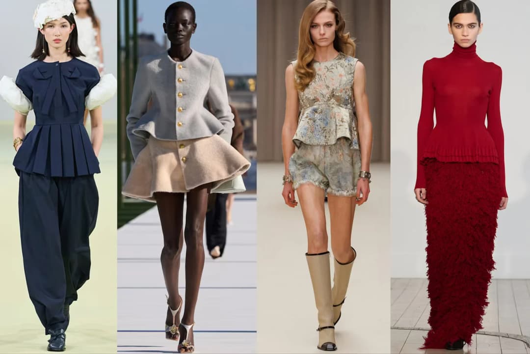 FW26 Trend: Designers Reimagine the Peplum for Sculpted Silhouettes