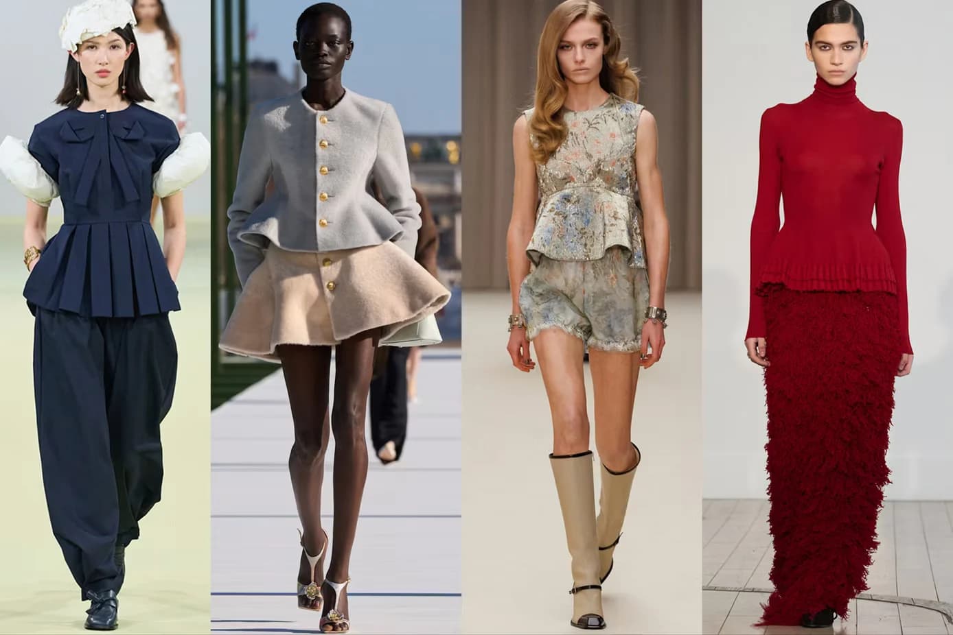 FW26 Trend: Designers Reimagine the Peplum for Sculpted Silhouettes