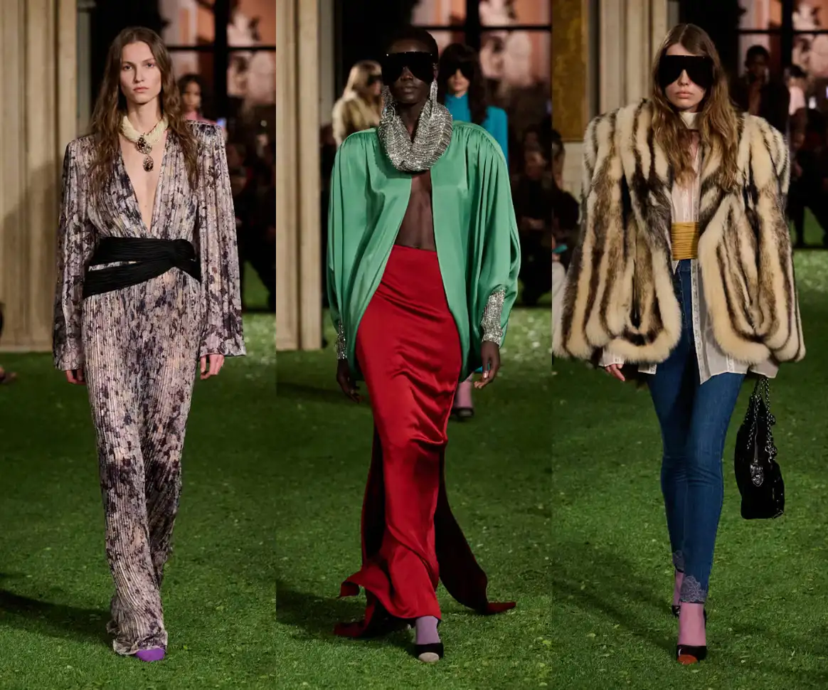 Valentino Blends 80s Glamour with Baroque Elegance in Rome Return