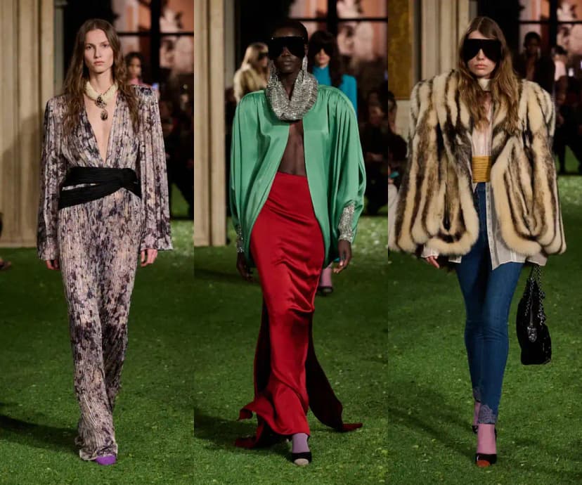 Valentino Blends 80s Glamour with Baroque Elegance in Rome Return